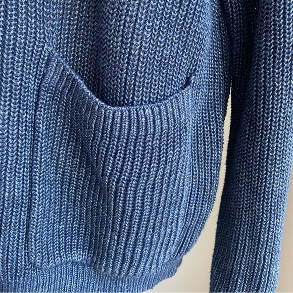 NWT Banana Republic 100% Linen Knitted Heavyweight Men’s Cardigan Size M - Picture 5 of 14